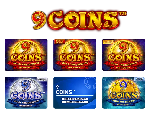 9 Coins paytable screen highlighting RTP, volatility, and bonus rules