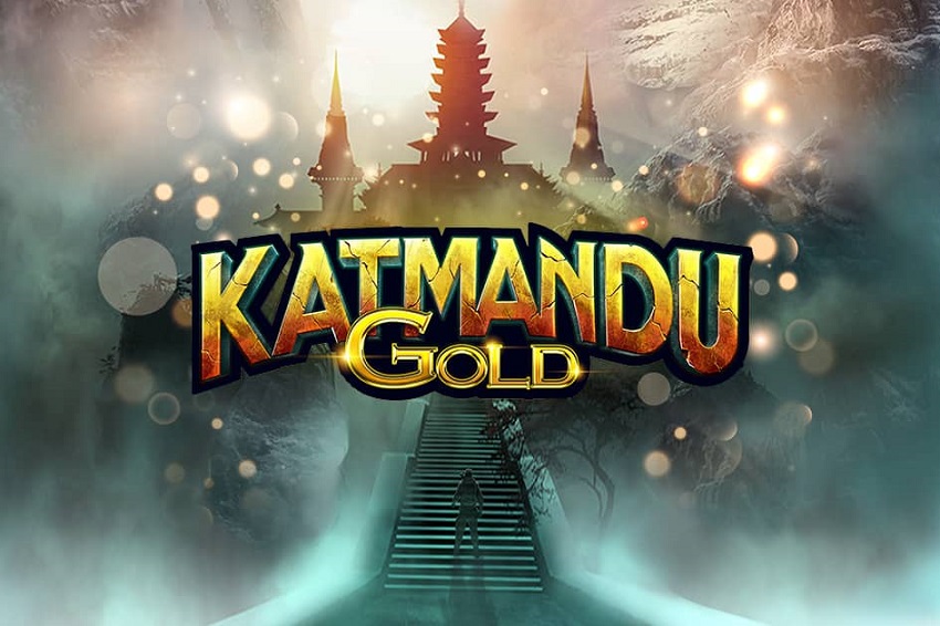 Katmandu Gold free spins feature screen in an online casino slot game