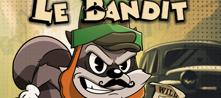 Le bandit online casino slot game reels on a themed game screen