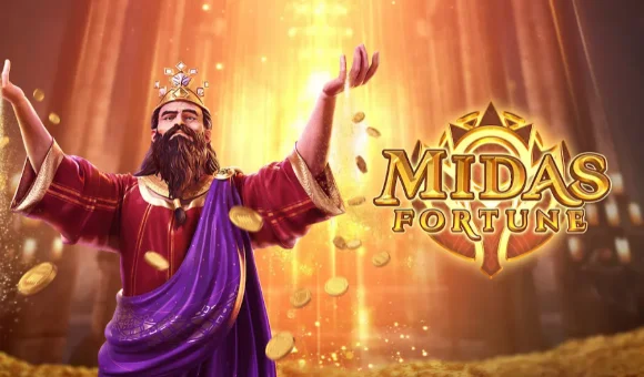 Midas Fortune golden touch feature turning symbols into premium icons
