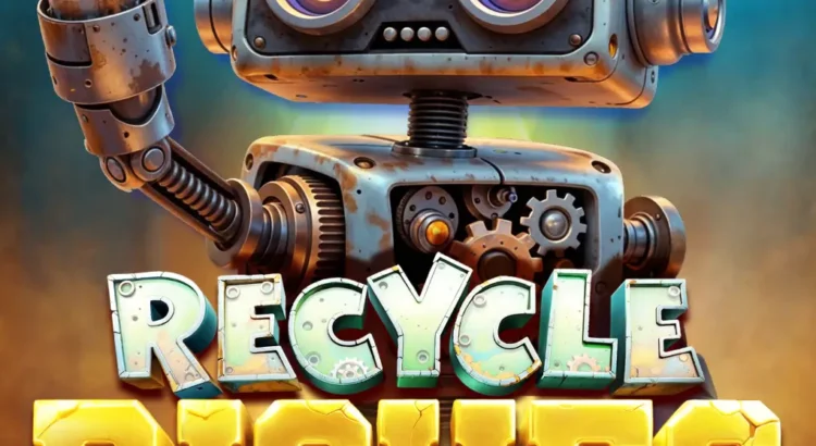 Recycle Riches slot game reels and paytable highlighted on screen