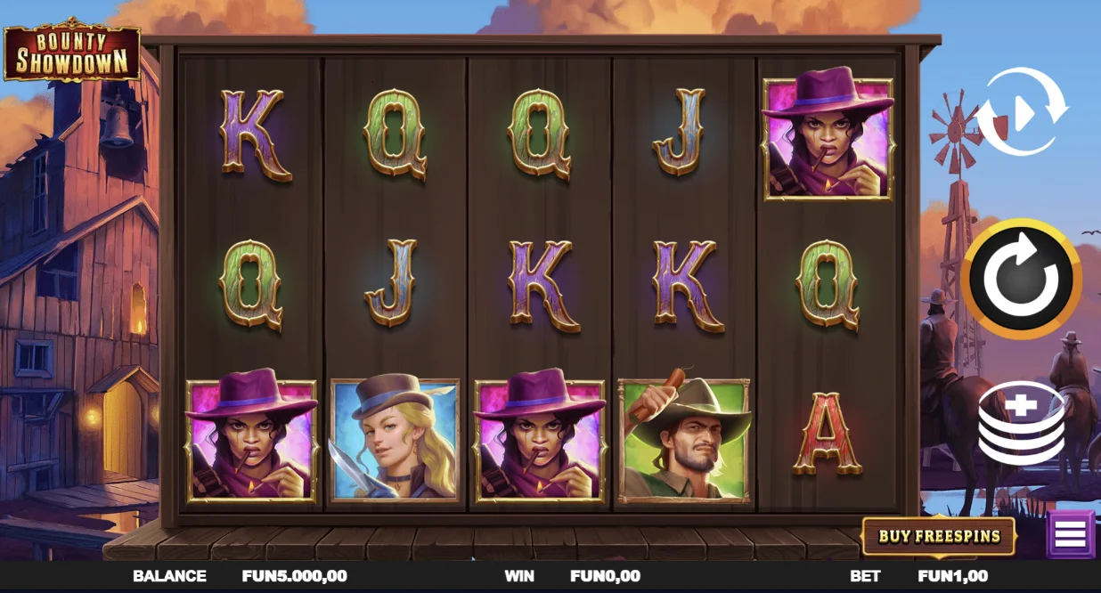 Wild Bounty Showdown bonus feature screen showing free spins and multipliers